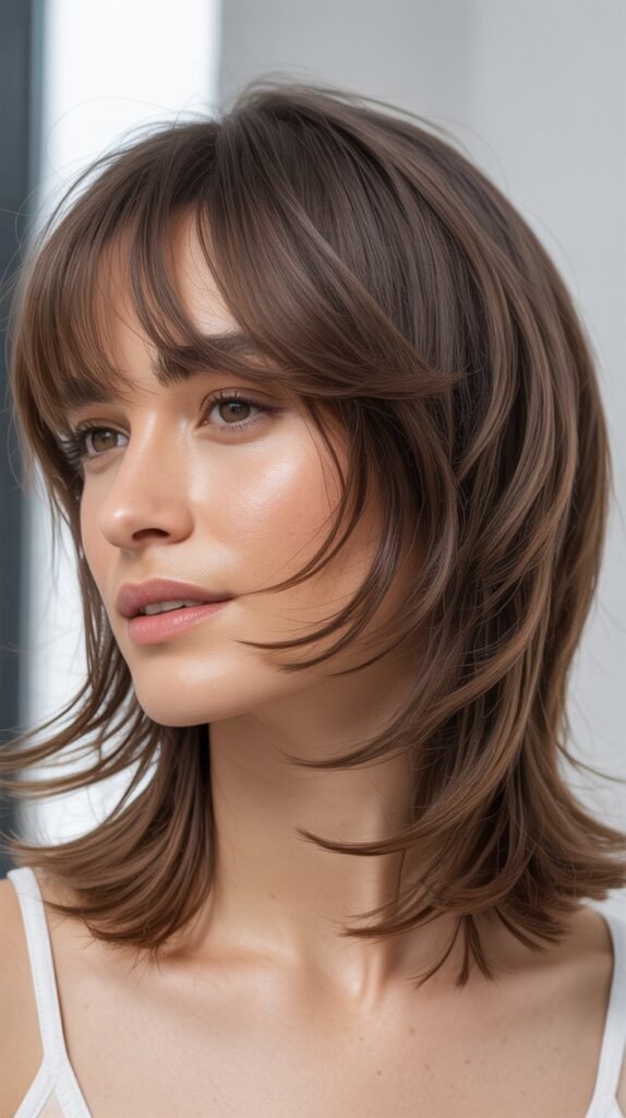 Razor-Cut Layers with Soft Fringe