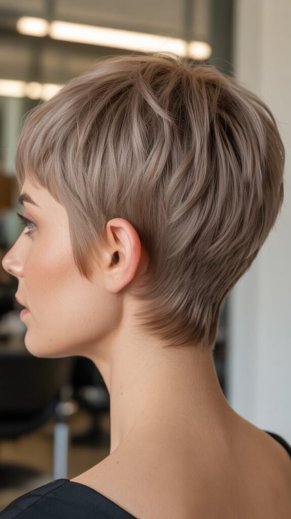 Layered Nape Pixie