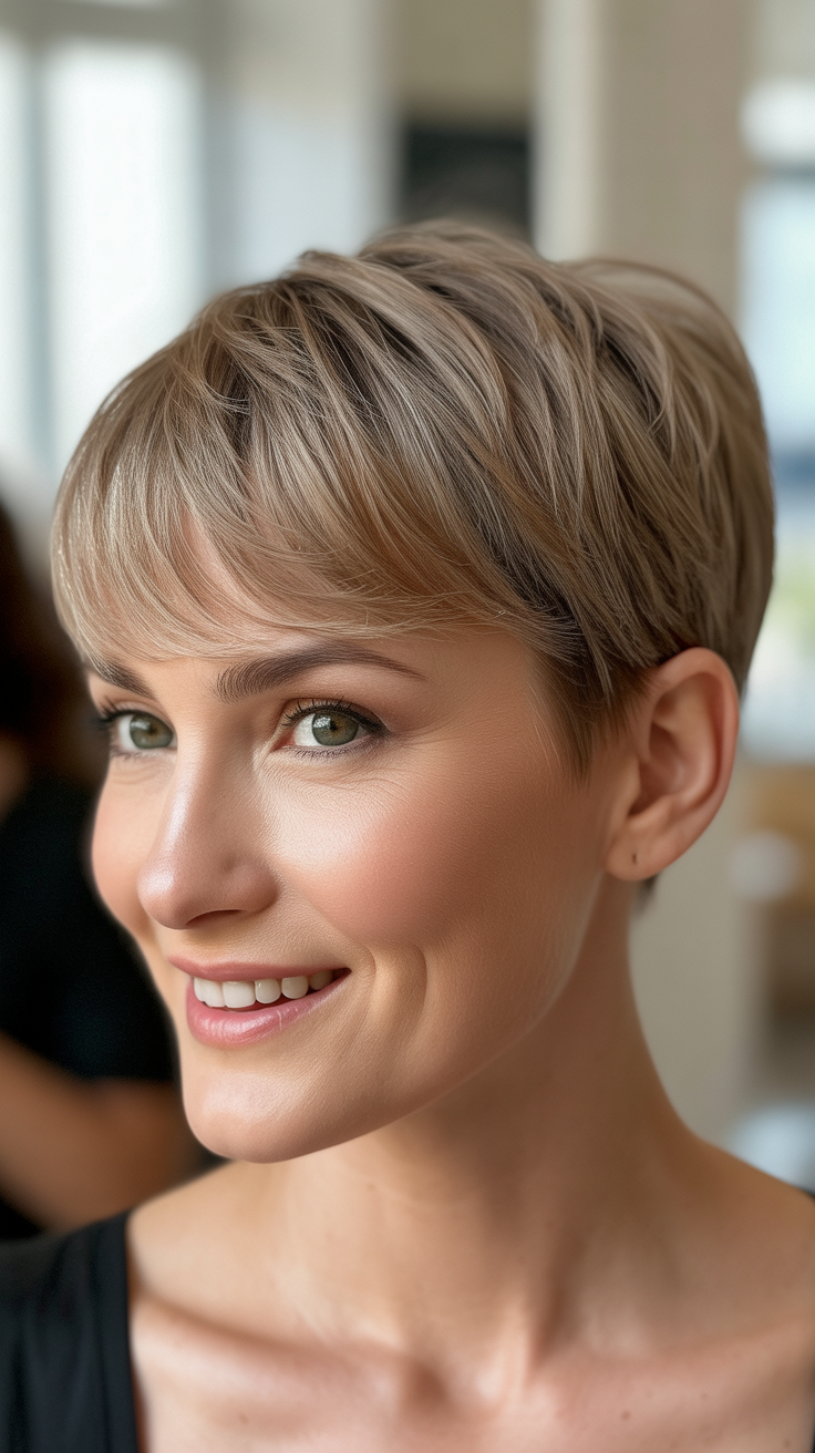 Beautiful Short Pixie Haircuts for Thin Fine Hair