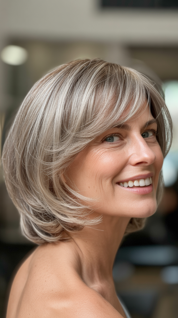 The Layered Bob with Razored Ends