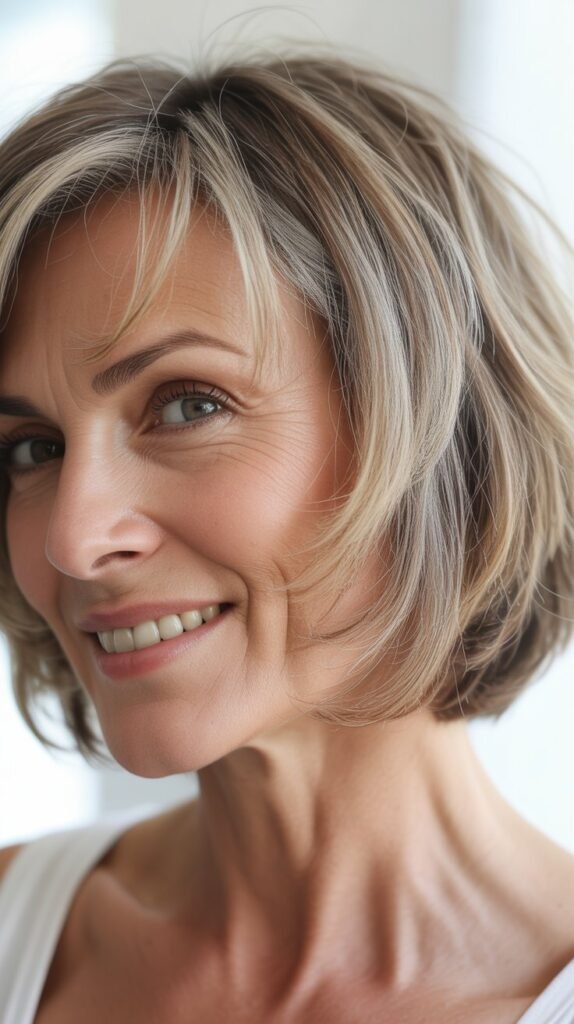 Razored Bob with Disconnected Layers