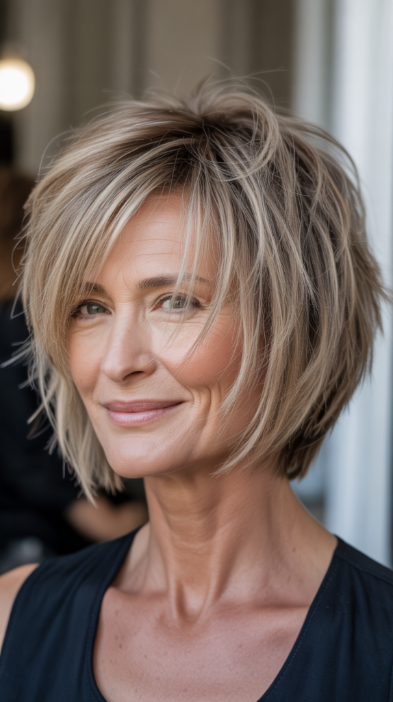 Shattered Bob with Extreme Texture