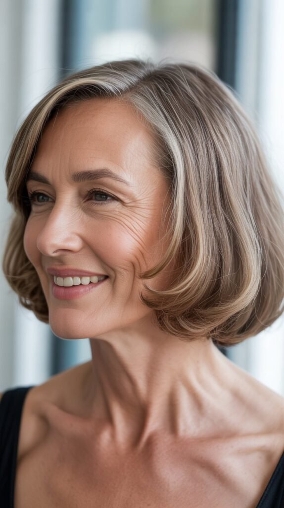 The Classic Blunt Bob with Soft Waves