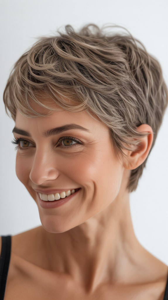  Lived-In Textured Pixie