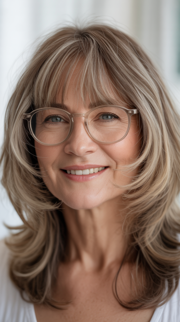 Wispy Bangs for Glasses Wearers