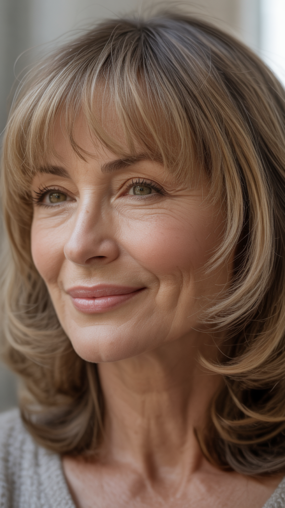 Wispy Bangs for Minimal Styling