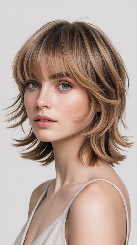 Textured Fringe with Point-Cut Layers
