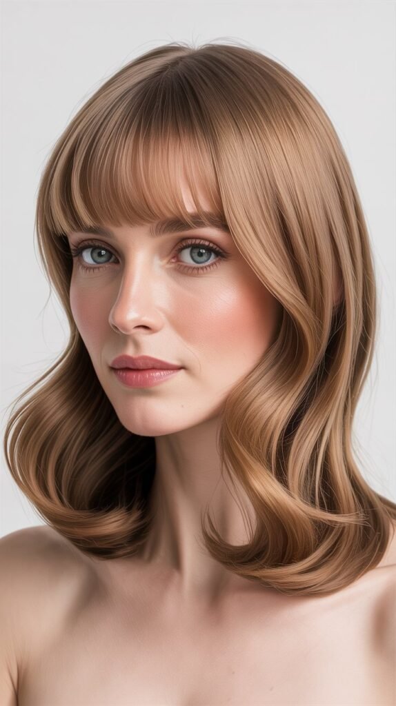 Curtain Bangs for Fine Hair
