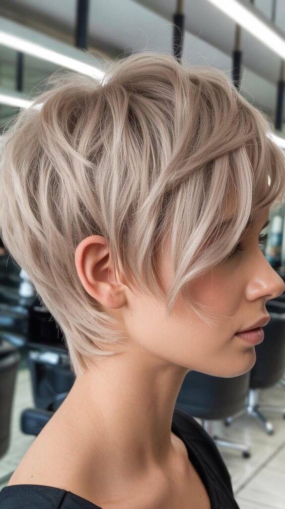 . Choppy Pixie With Soft Layers