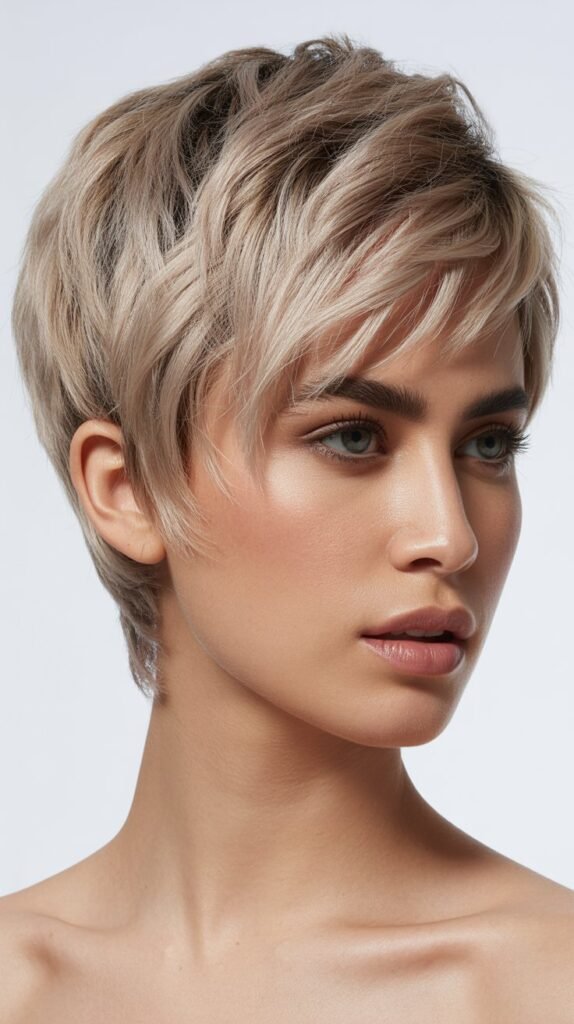 Textured Choppy Pixie