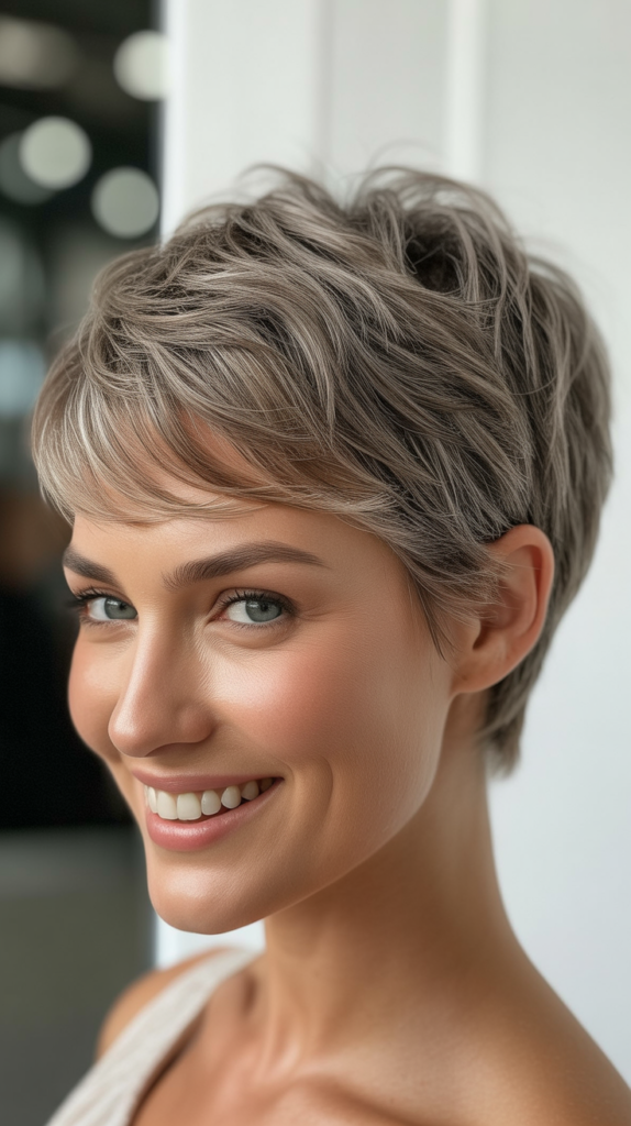 Textured Choppy Pixie