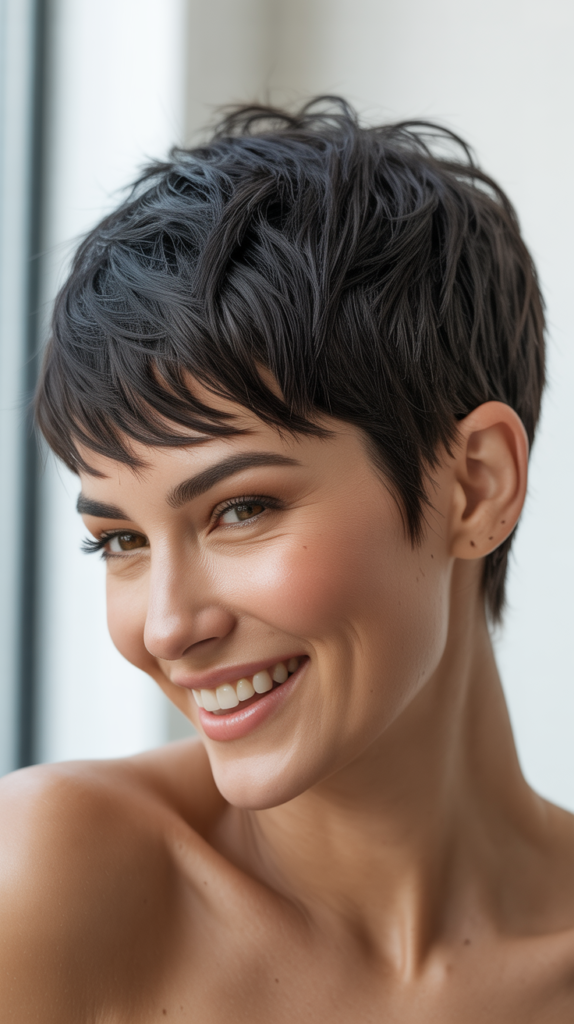 Textured Choppy Pixie