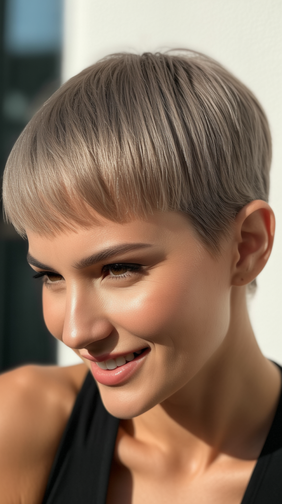 Blunt Cut Pixie