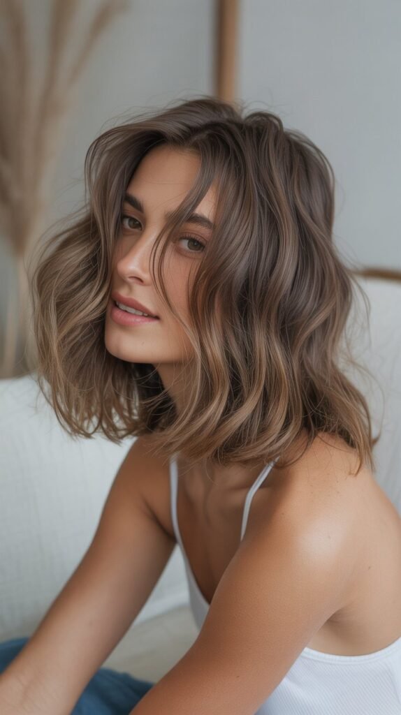 . Effortless Air-Dried Long Bob