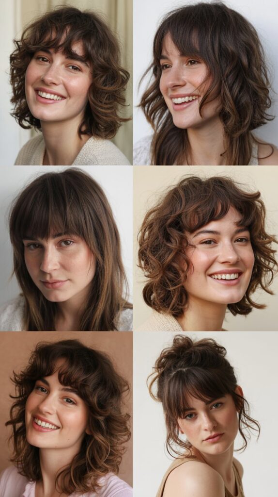 Bohemian Shag with Bardot Bangs