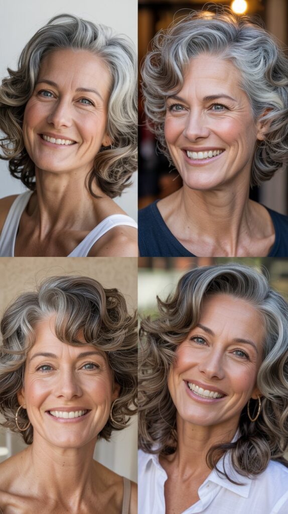 26 Perfect Hairstyles for Women Over 60 with Fine Medium Hair for Maximum Lift 15 Voluminous Waves with Root Lift