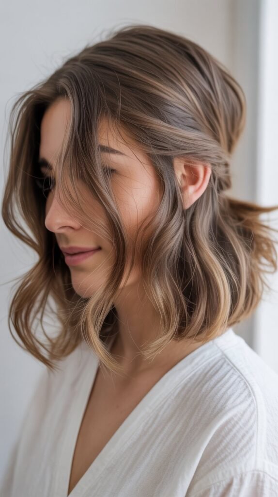  Half-Up Long Bob