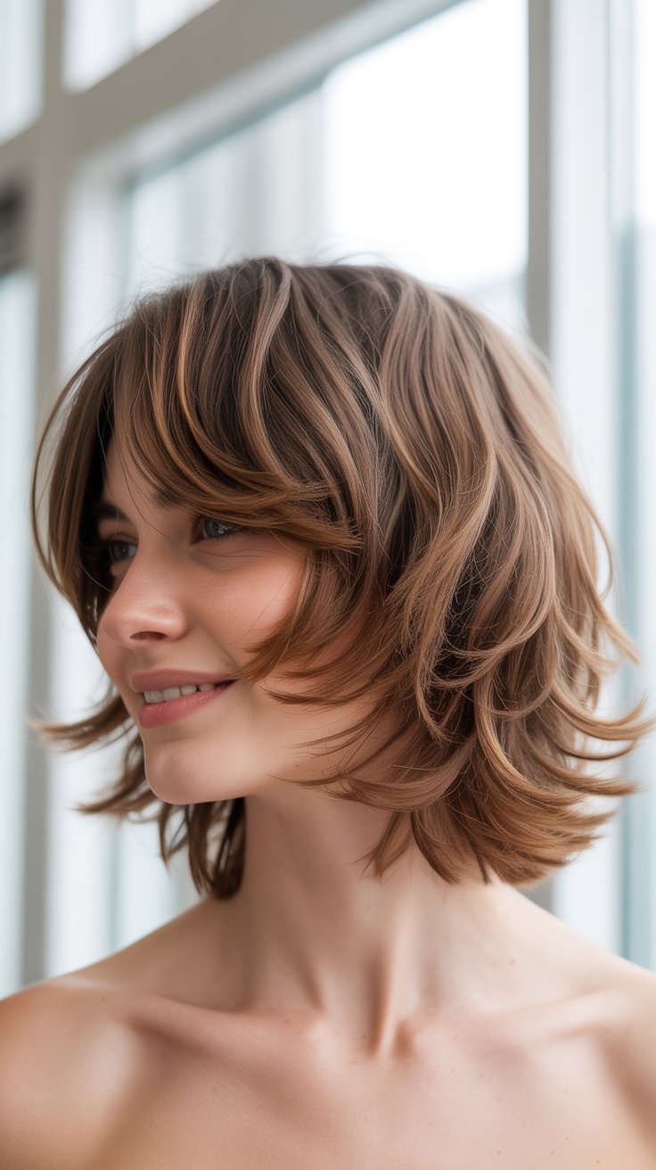 At-Home Shag Haircut Tutorial for Messy Layers