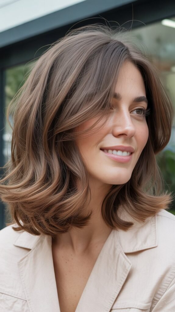 Loose Layers Starting at Chin Length