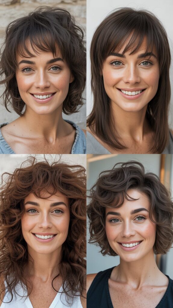 Wolf Cut with Feathered Face-Framing