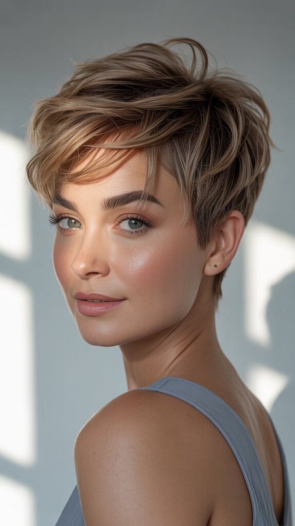 Textured Crown Pixie