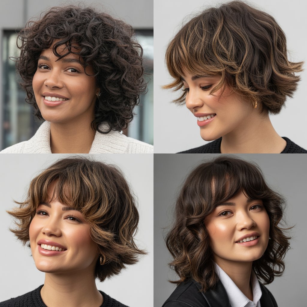 Shattered Layers with Textured Fringe for Modern Edge