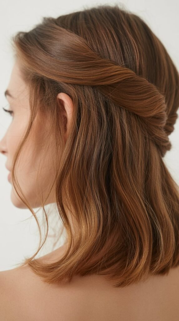 The Classic Half-Up Half-Down