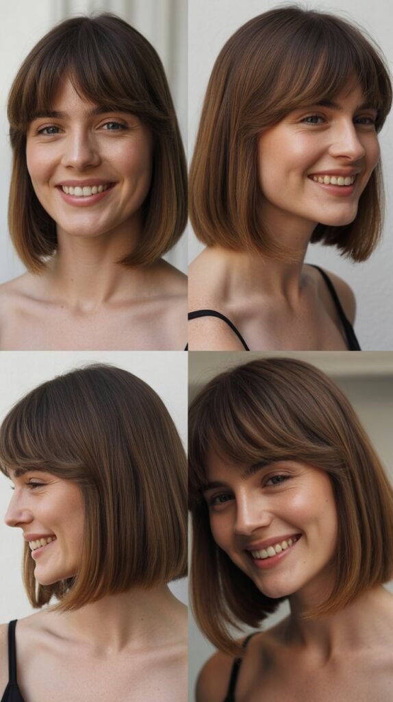 Long Bob with Long Bangs