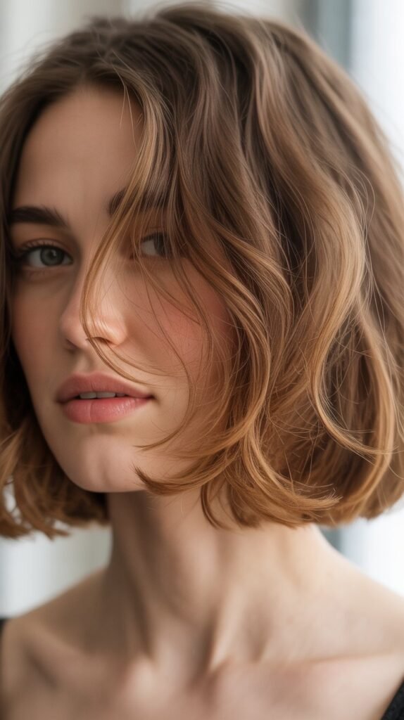 Natural Texture French Bob