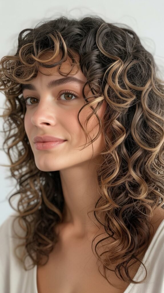  Layered Curls for Rectangular Faces