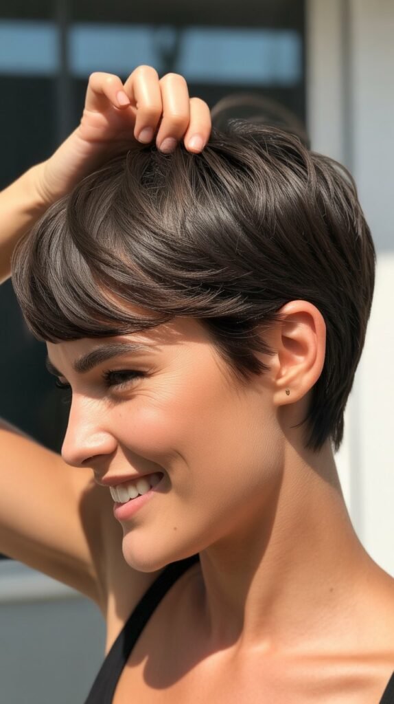 Rounded Pixie Cut