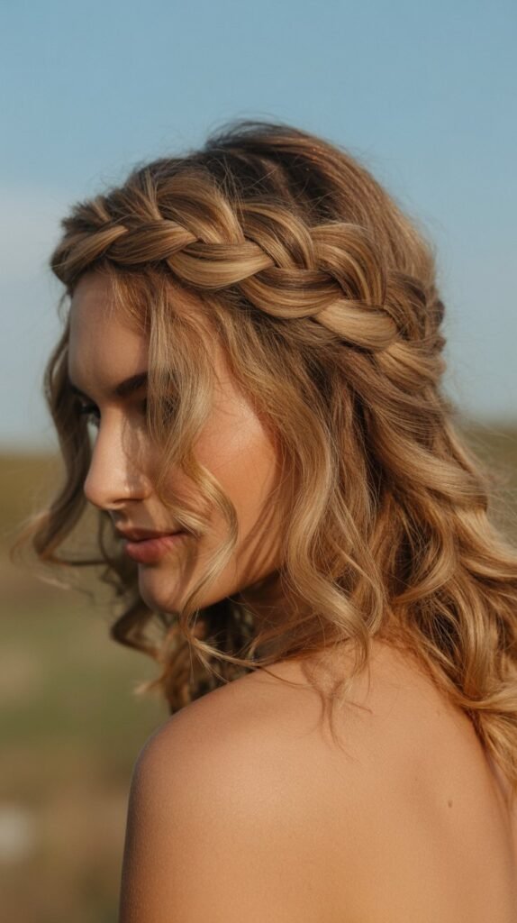 The French Braid Crown