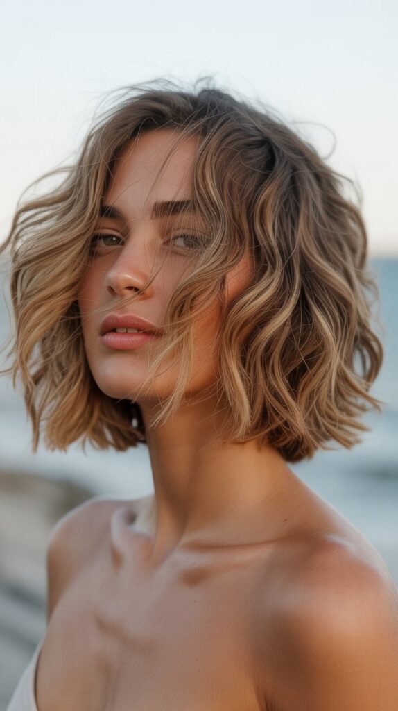 Tousled Beach Wave Bob