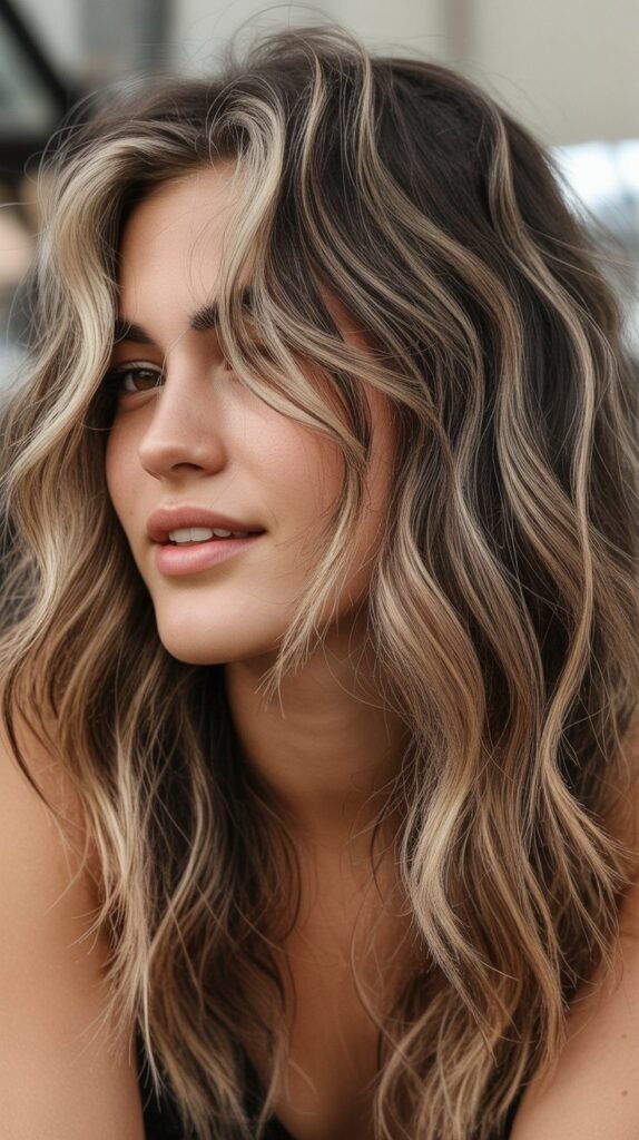  Wolf Cut with Money Pieces