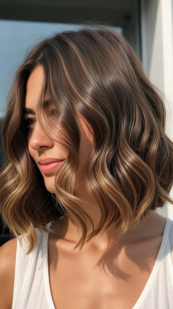 Wavy Bob with Lowlights