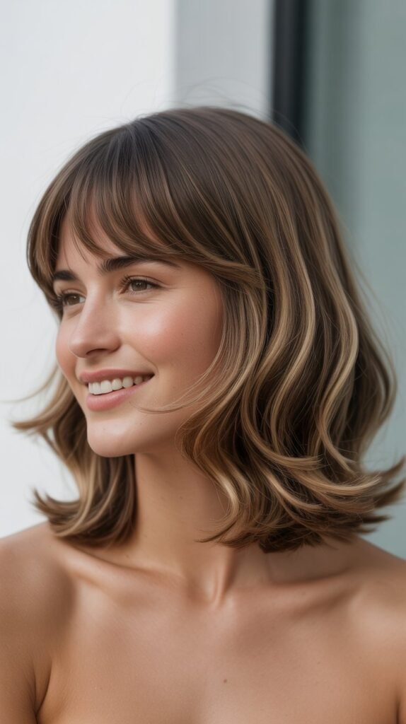 Must-Try Medium Haircuts With Bangs for 2025