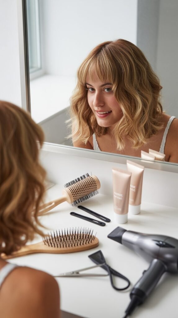 DIY Bang Styling Tools and Accessories