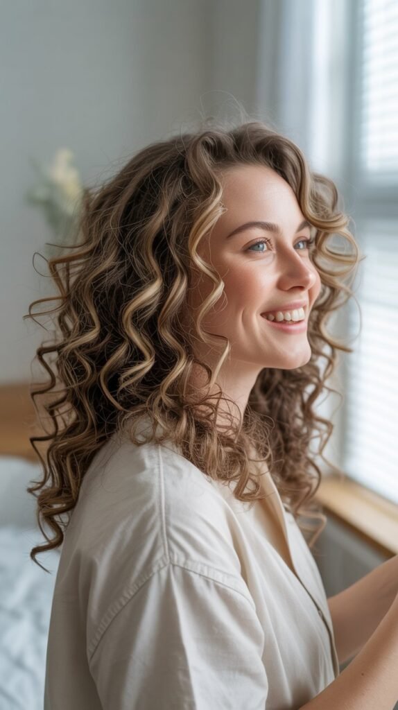 Paper Towel Curls Method