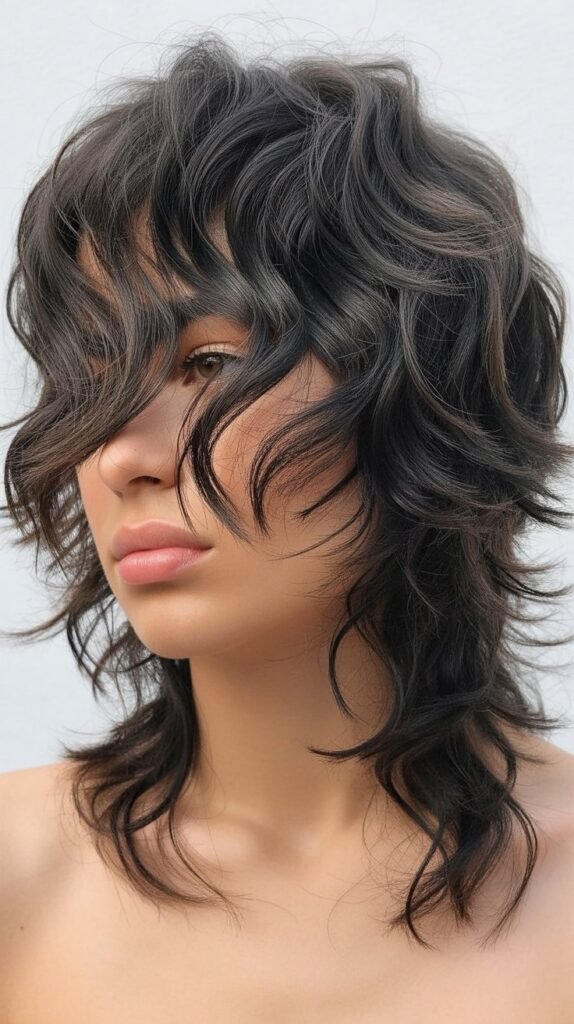  Textured Wolf Cut with Razor Detailing