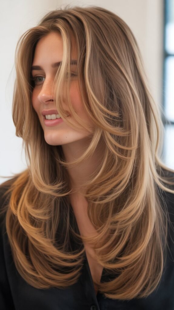 Slide-Cut Long Layers