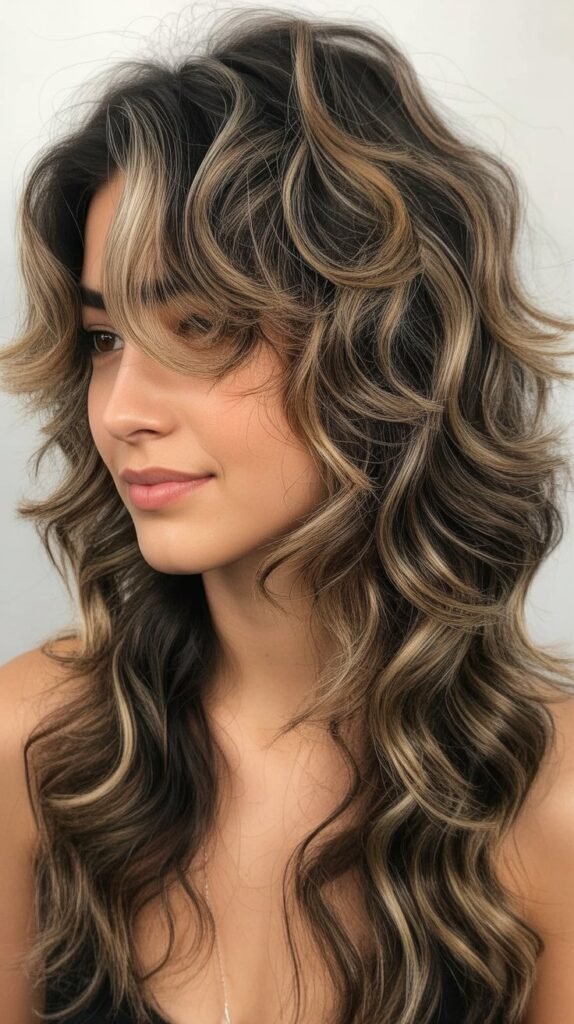 Wolf Cut with Babylights Throughout