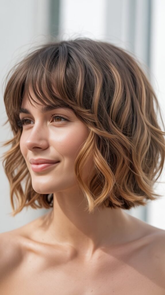 Beachy Bob with Textured Fringe