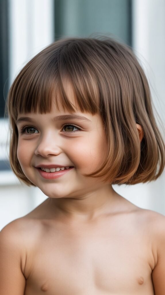 French Bob with Baby Bangs