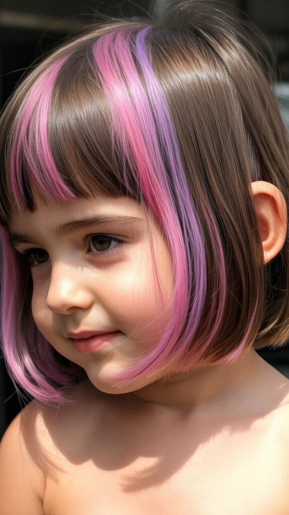 French Bob with Peek-a-Boo Color