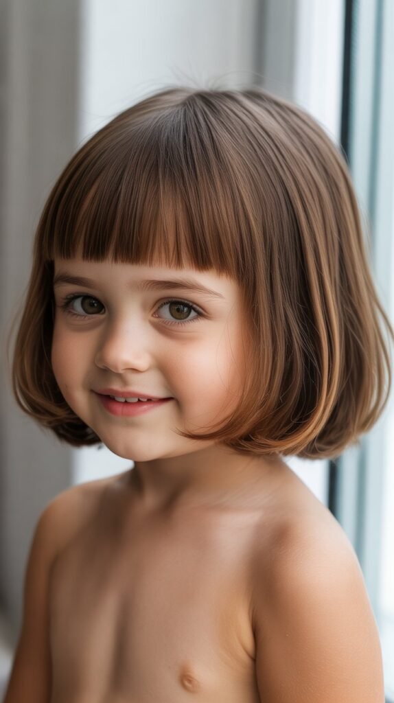 French Bob with Micro Bangs