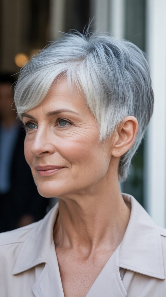 Pixie with Angular Lines