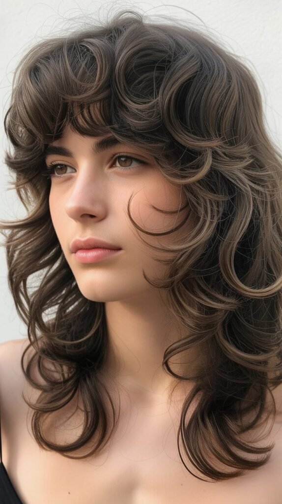 Layered Shag with Baby Bang Face Framing