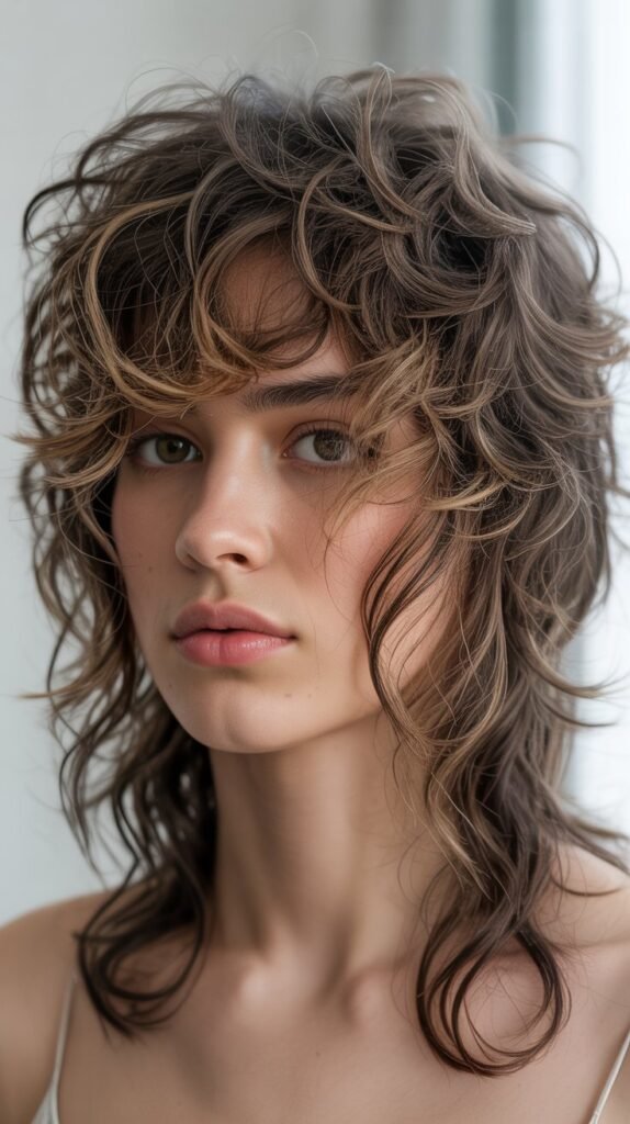 Wolf Cut with Soft A-Line Shape