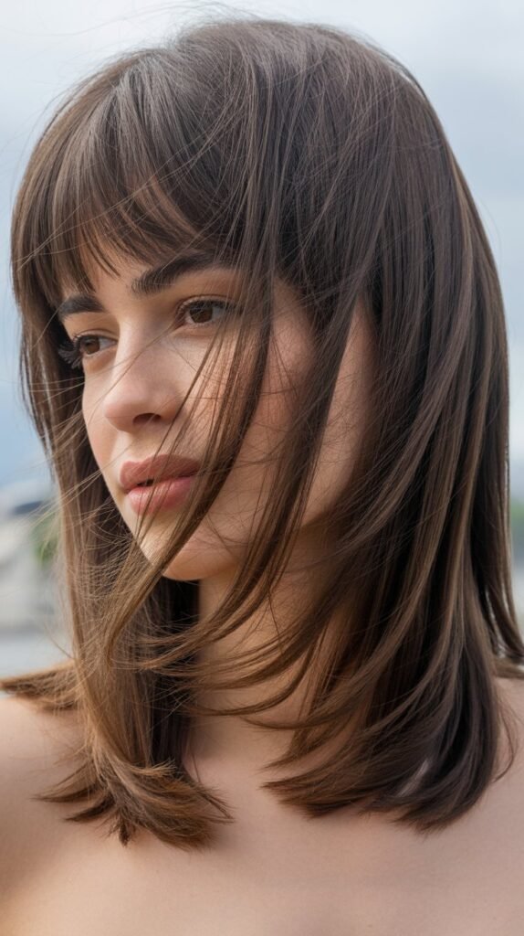 Razored Layers with Textured Fringe