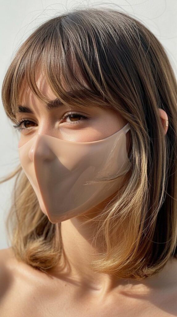 Wispy Bangs and Face Masks